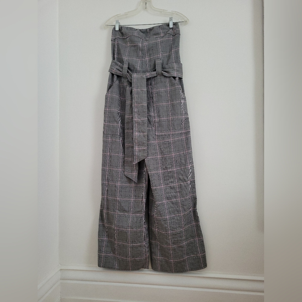 HOT & DELICIOUS PLAID JUMPSUIT SZ S